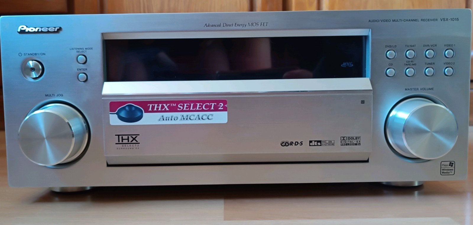 Pioneer VSX-1015 THX Select2 7.1 Receiver met MCACC mic., Ophalen of Verzenden, Zo goed als nieuw, Pioneer, 120 watt of meer