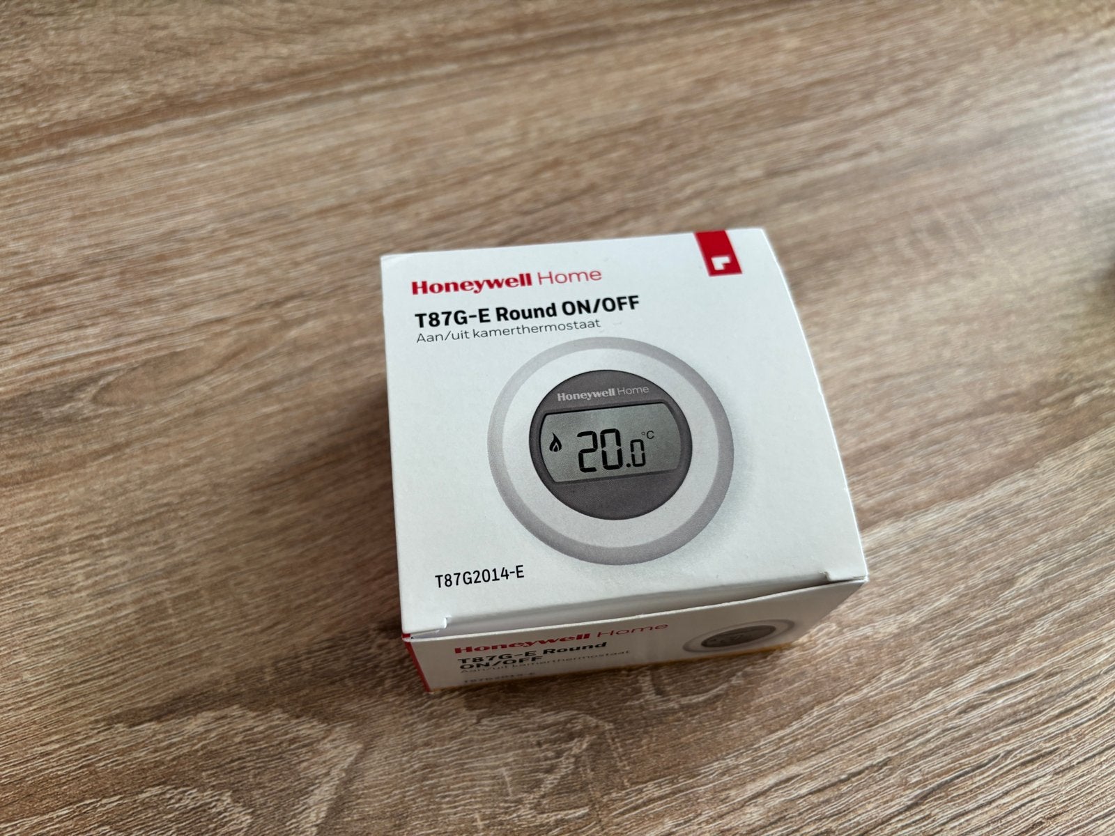 Honeywell Home T87G-E Round ON/OFF Kamerthermostaat, Doe-het-zelf en Verbouw, Ophalen of Verzenden, Slimme thermostaat, Nieuw