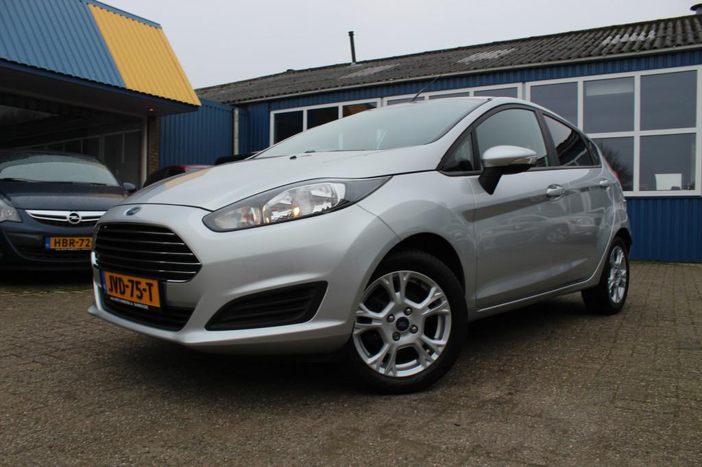 Ford Fiesta 1.2-16V "Titanium" LMV - Airco - 5 Deurs ! 82 Pk, Auto's, Euro 5, 82 pk, Bedrijf, Handgeschakeld
