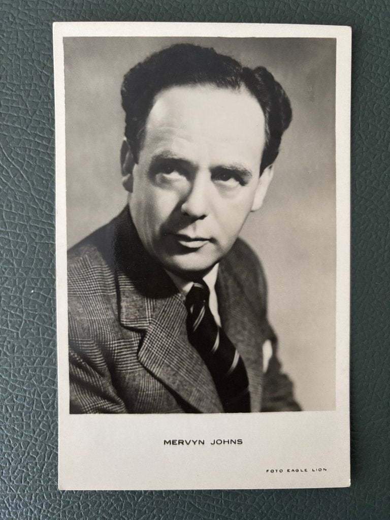 Ansichtkaart van de Britse acteur Mervyn Johns, Verzenden, 1940 tot 1960, Ongelopen, Sterren en Beroemdheden