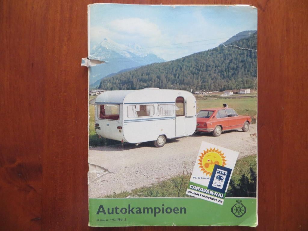 Autokampioen 5 1972 Rover 3500 (test), nieuwe Renault 5, Ophalen of Verzenden, Gelezen, Renault
