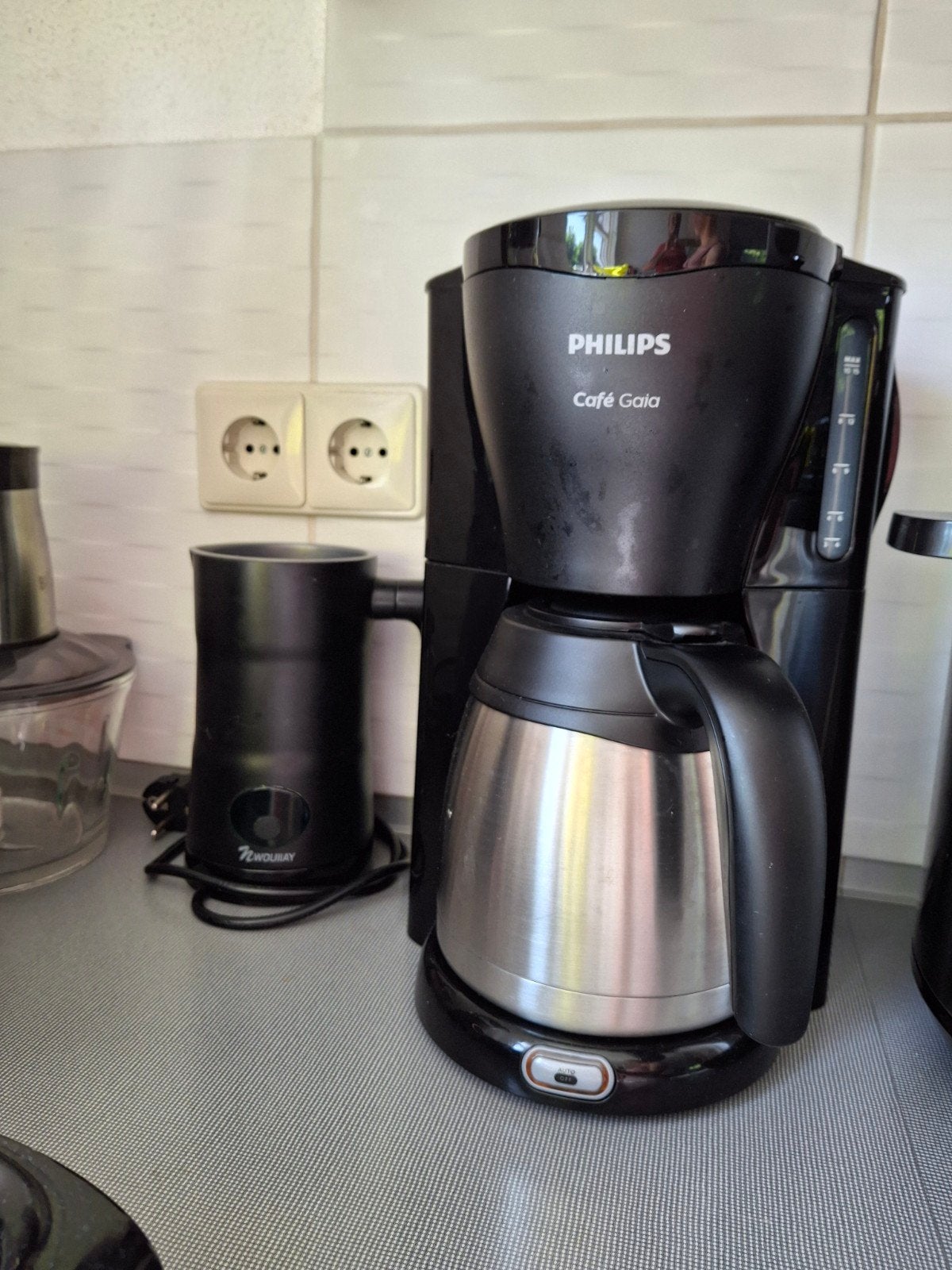 Philips Café Gaia koffiezetapparaat met melkopschuimer, Ophalen of Verzenden