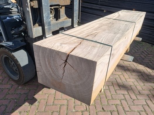 Hardhouten balk / paal 40x30 cm 2.10 meter - nr: HB17, Ophalen, 250 cm of meer, Palen, Hardhout