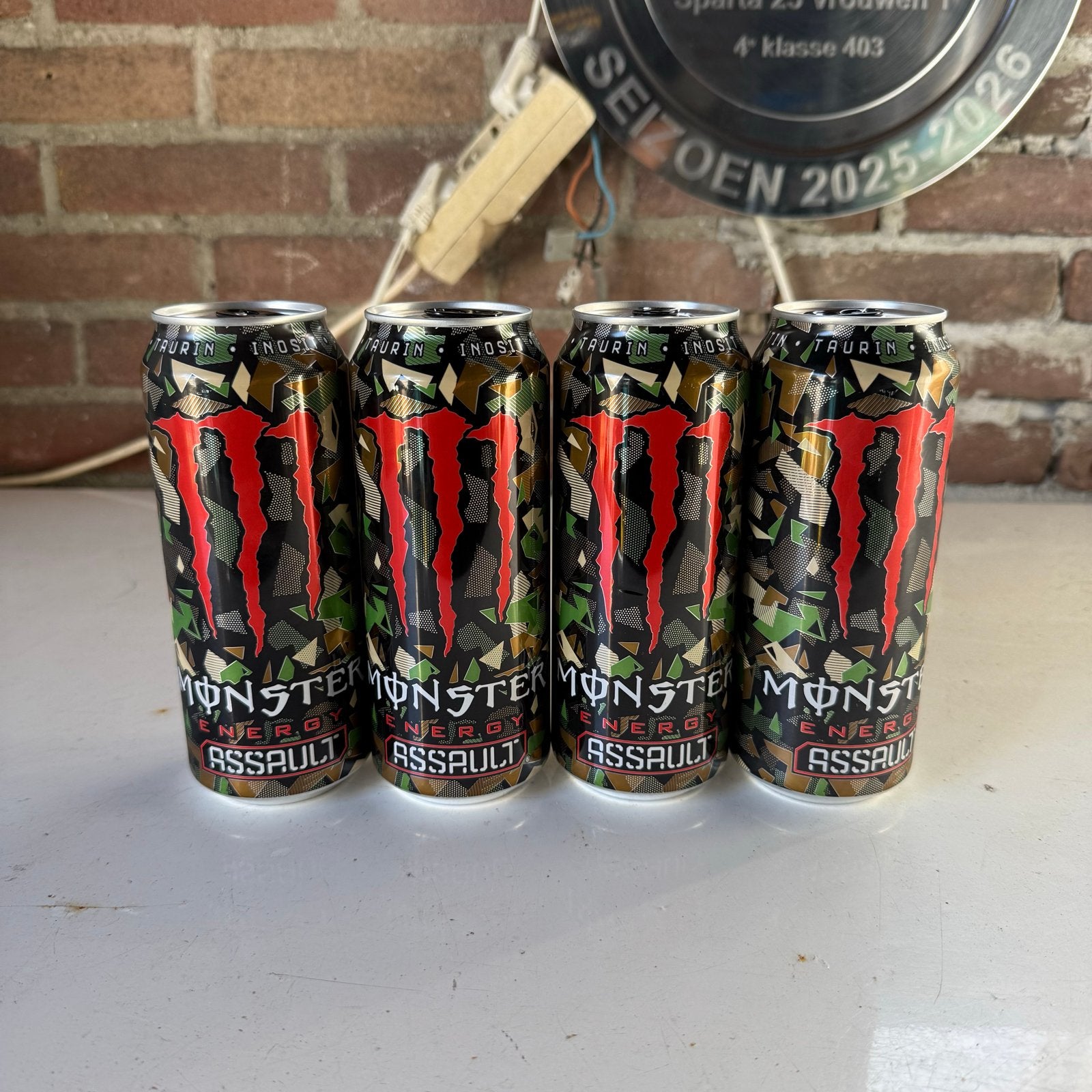 Monster Energy Assault 4 blikken, Ophalen of Verzenden