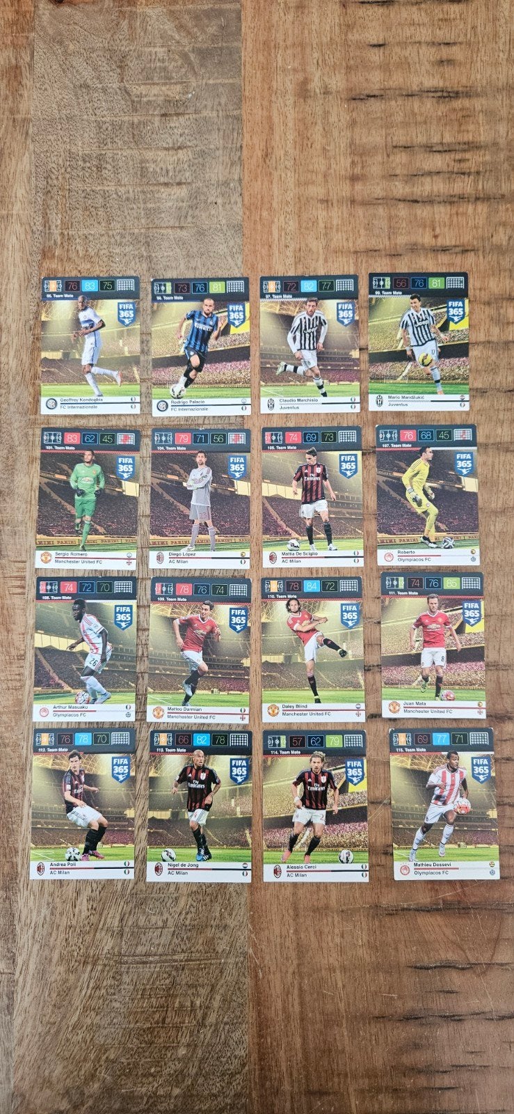 Panini FIFA 365 Adrenalyn XL 2015/2016, Ophalen of Verzenden, Zo goed als nieuw, Overige sporten, Poster, Plaatje of Sticker