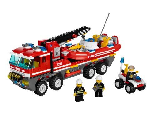 LEGO City set 7213 (Brandweerwagen en boot), Lego, Ophalen of Verzenden, Complete set, Inclusief instructies