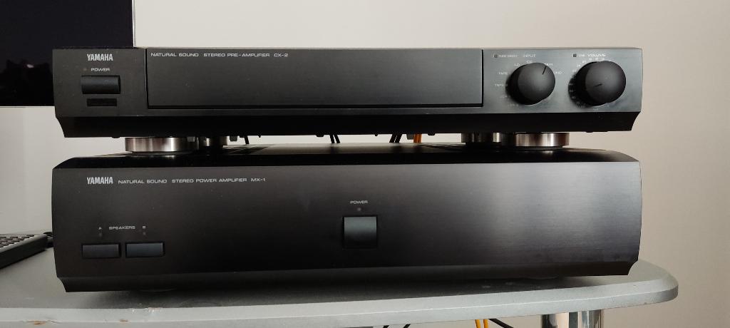 Yamaha MX-1 & CX-2, Audio, Tv en Foto, Versterkers en Receivers, Ophalen, Yamaha, Zo goed als nieuw, 120 watt of meer