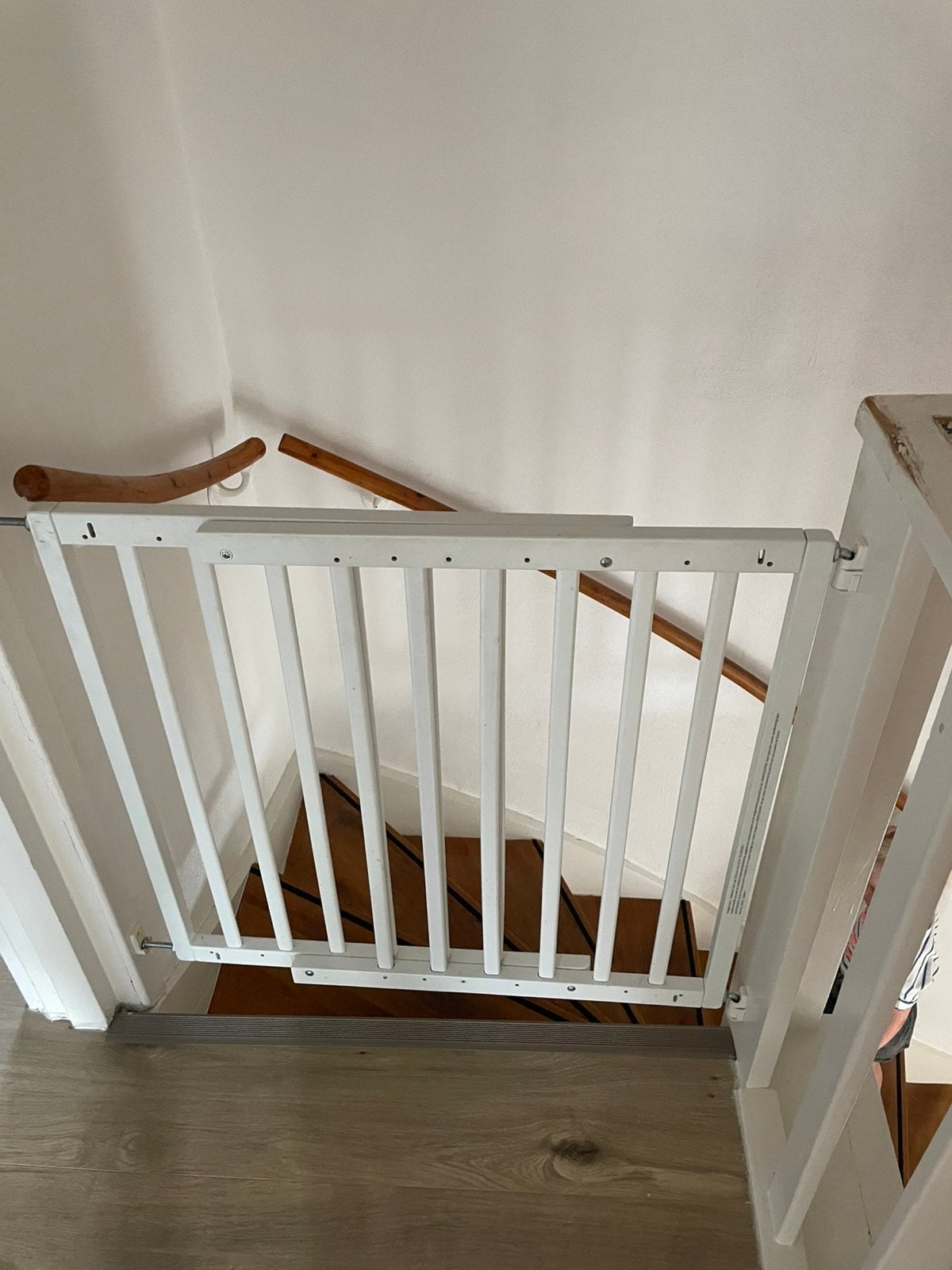 Traphek verstelbaar, Kinderen en Baby's, Traphekjes, Ophalen, Zo goed als nieuw, Hout, 100 tot 115 cm