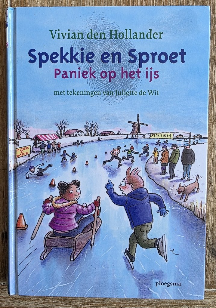Spekkie en Sproet - Paniek op het ijs - AVI E5 / AVI M6, Ophalen of Verzenden, Zo goed als nieuw, Vivian den Hollander, Fictie algemeen