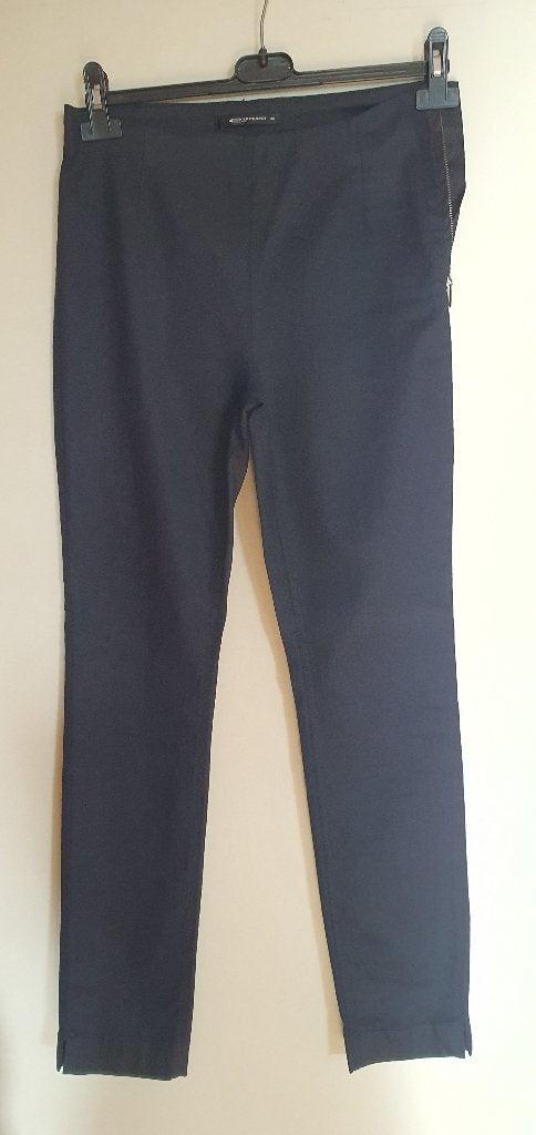Donkerblauwe strakke broek, maat 38, Kleding | Dames, Maat 38/40 (M), Ophalen of Verzenden, Zo goed als nieuw, Lang