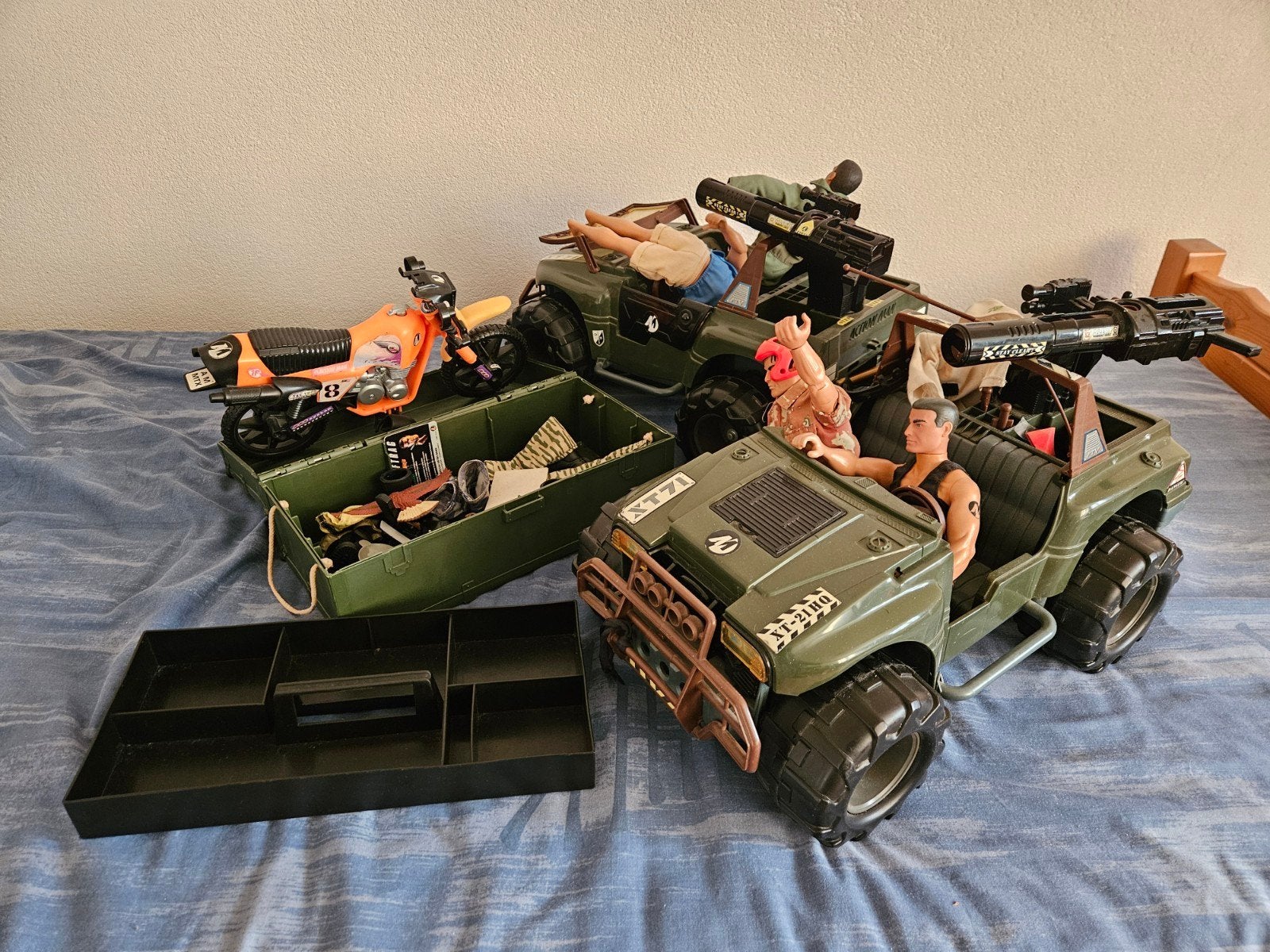 Vintage Action Man set, Kinderen en Baby's, Speelgoed | Actiefiguren, Ophalen, Gebruikt