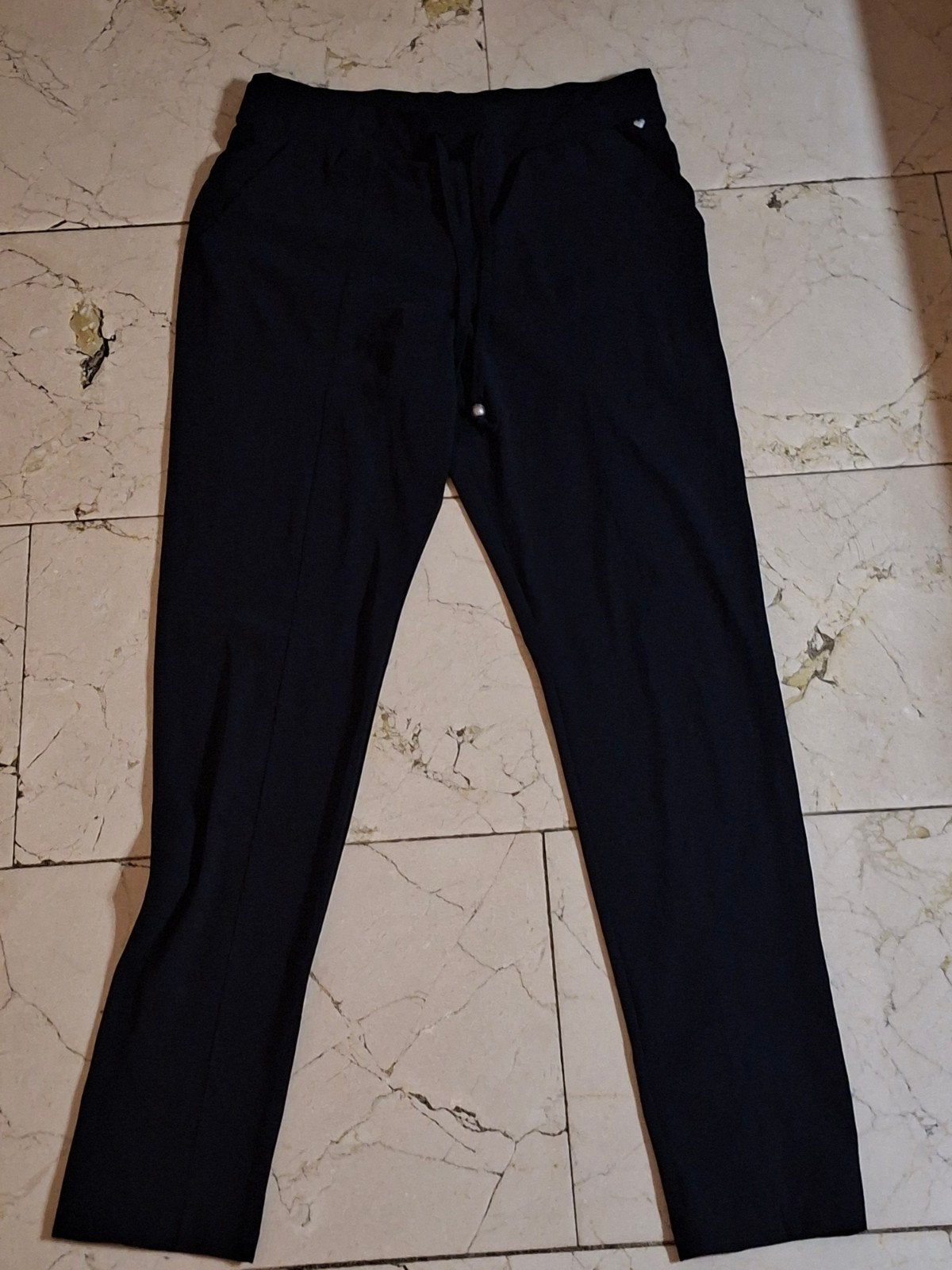 Helena Hart travelstof broek maat m zwart, Kleding | Dames, Maat 38/40 (M), Zwart, Zo goed als nieuw, Lang