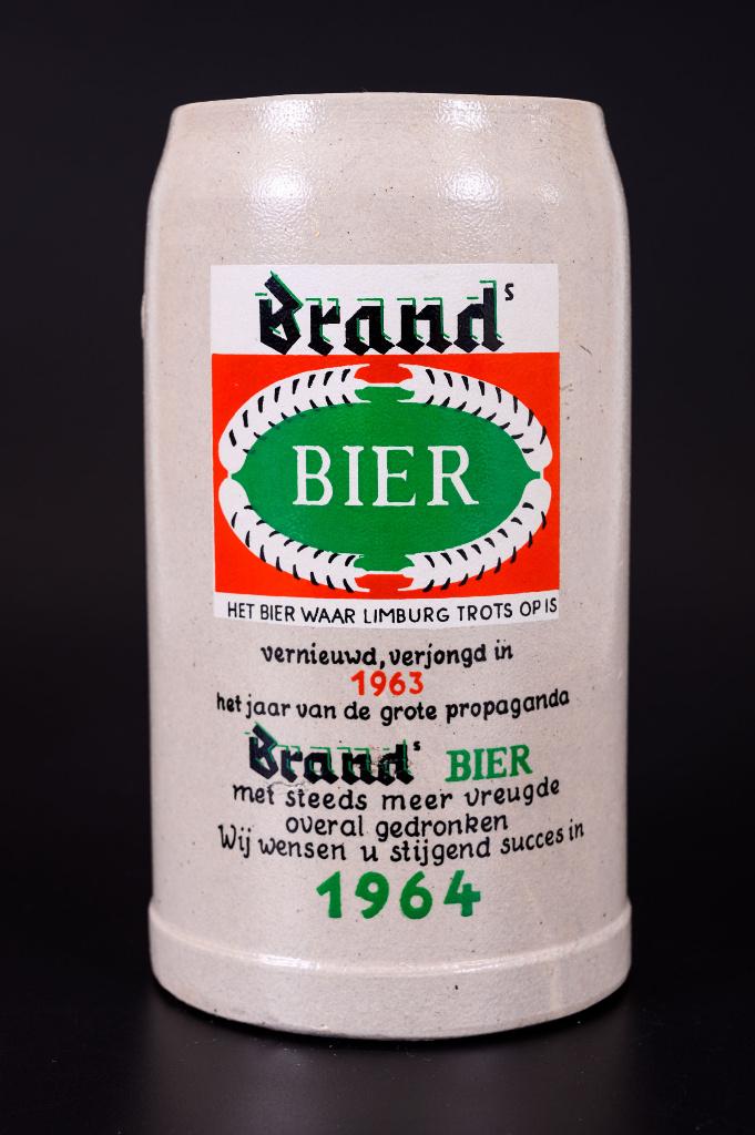 Brand bier jaar pul voorspoedig 1964, Verzamelen, Ophalen of Verzenden, Gebruikt, Pul(len), Brand