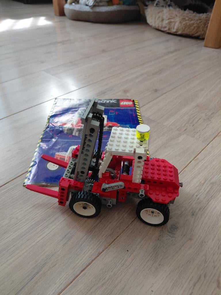 lego technick heftruck bieden vanaf 9 euro, Ophalen, Lego, Zo goed als nieuw, Complete set