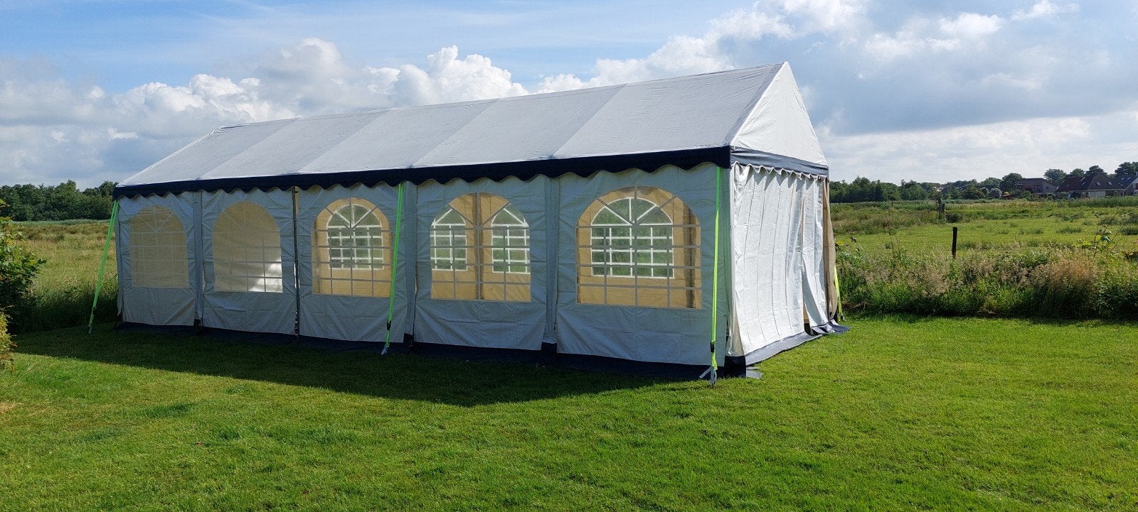 Te huur partytenten 4x6 t/m 12x6, Tuin en Terras, Partytenten, Ophalen of Verzenden, 5 tot 8 meter