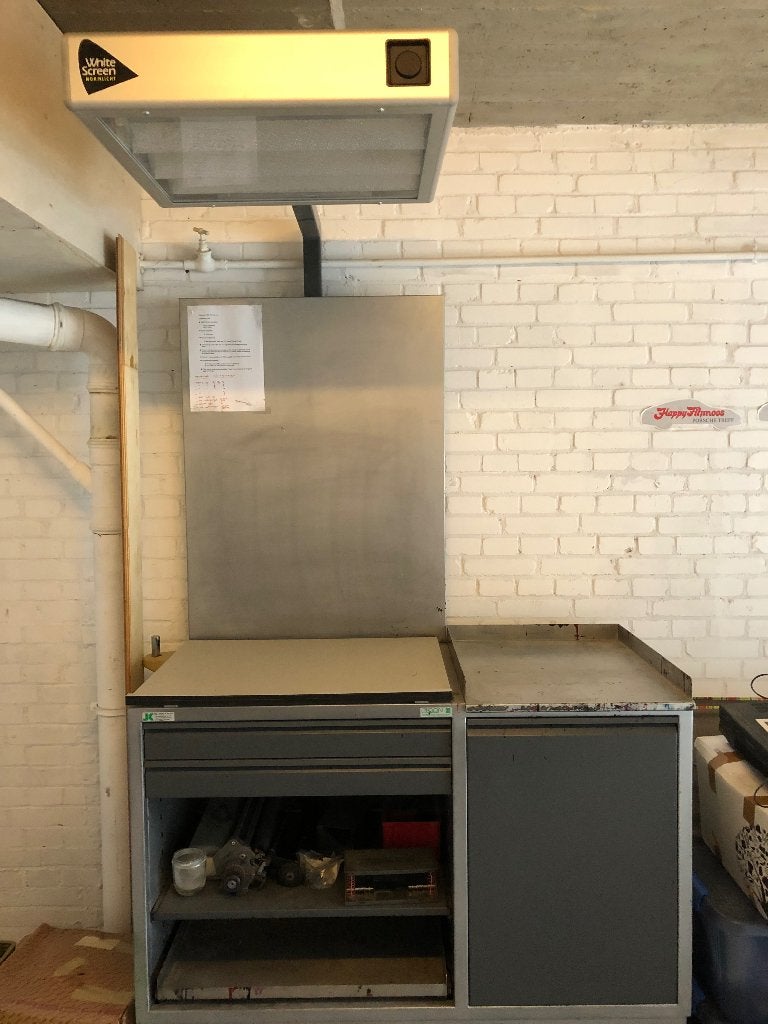 Lichttafel / (kleur-) beoordelingstafel, Ophalen, Gebruikt