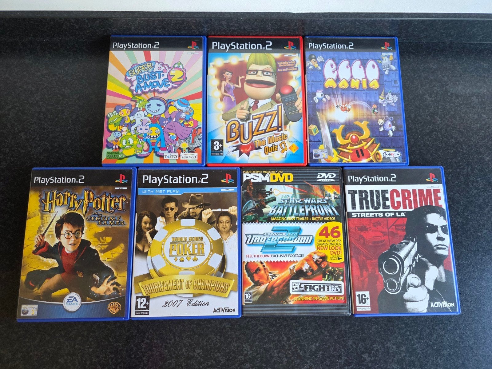 7 PlayStation 2 games allerlei genres, Overige genres, Ophalen of Verzenden, Zo goed als nieuw, 3 spelers of meer