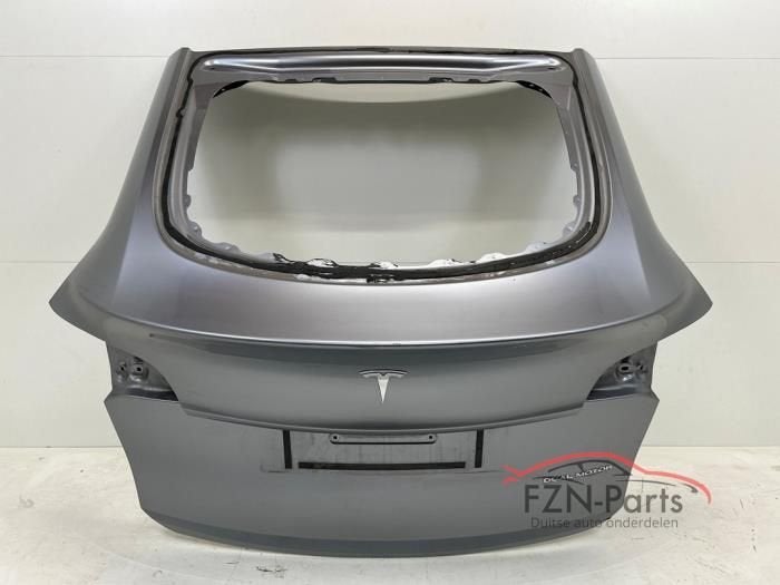 Tesla Model Y Achterklep Grijs Kaal, Ophalen of Verzenden, Gebruikt, Achter, Achterklep