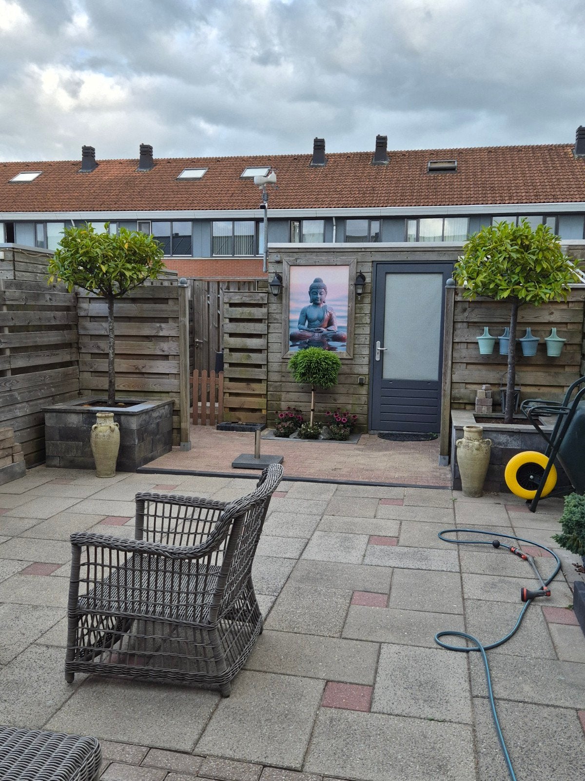tuintegels beton 60x40, Tuin en Terras, Tegels en Klinkers, Ophalen, Gebruikt, Klinkers, 10 m² of meer