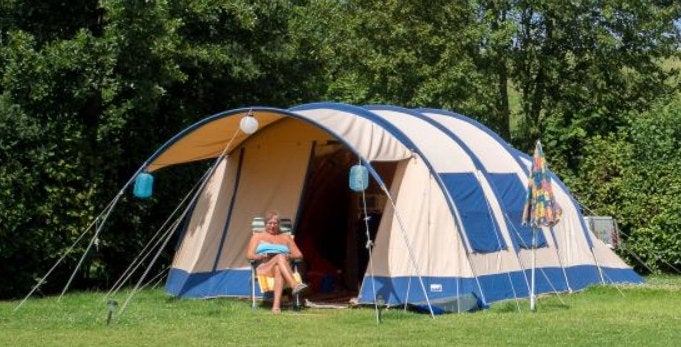 Vrijbuiter Michigan 6 tunneltent, Caravans en Kamperen, Tenten, Ophalen, Gebruikt, Tot en met 6