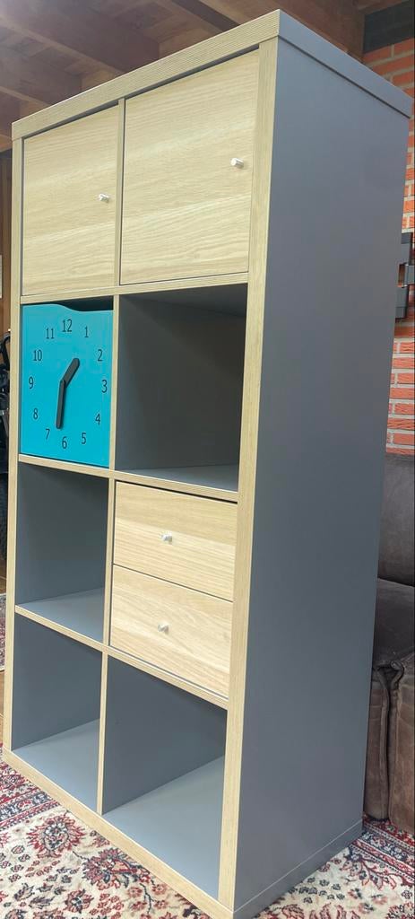 IKEA kallax Kast met 8 vakken, Ophalen, Gebruikt