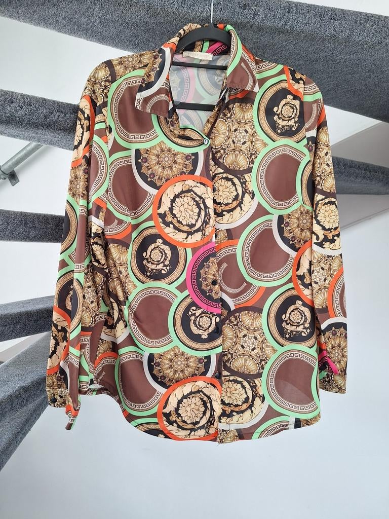 Blouse met barokprint - Maat 38/40, Maat 38/40 (M), Overige kleuren, TRIPLE NINE, Ophalen of Verzenden