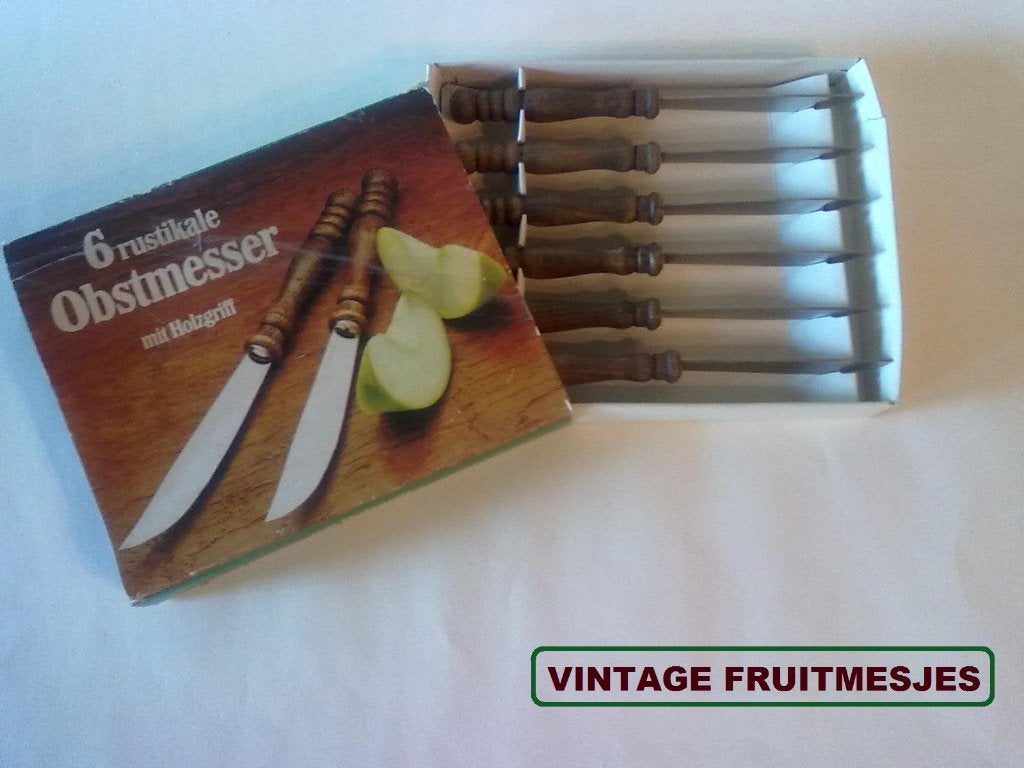 retro vintage jaren 70 bestek messen fruitmesje nieuw 70s, Huis en Inrichting, Bestekset, Keukenmes, Nieuw, Ophalen of Verzenden