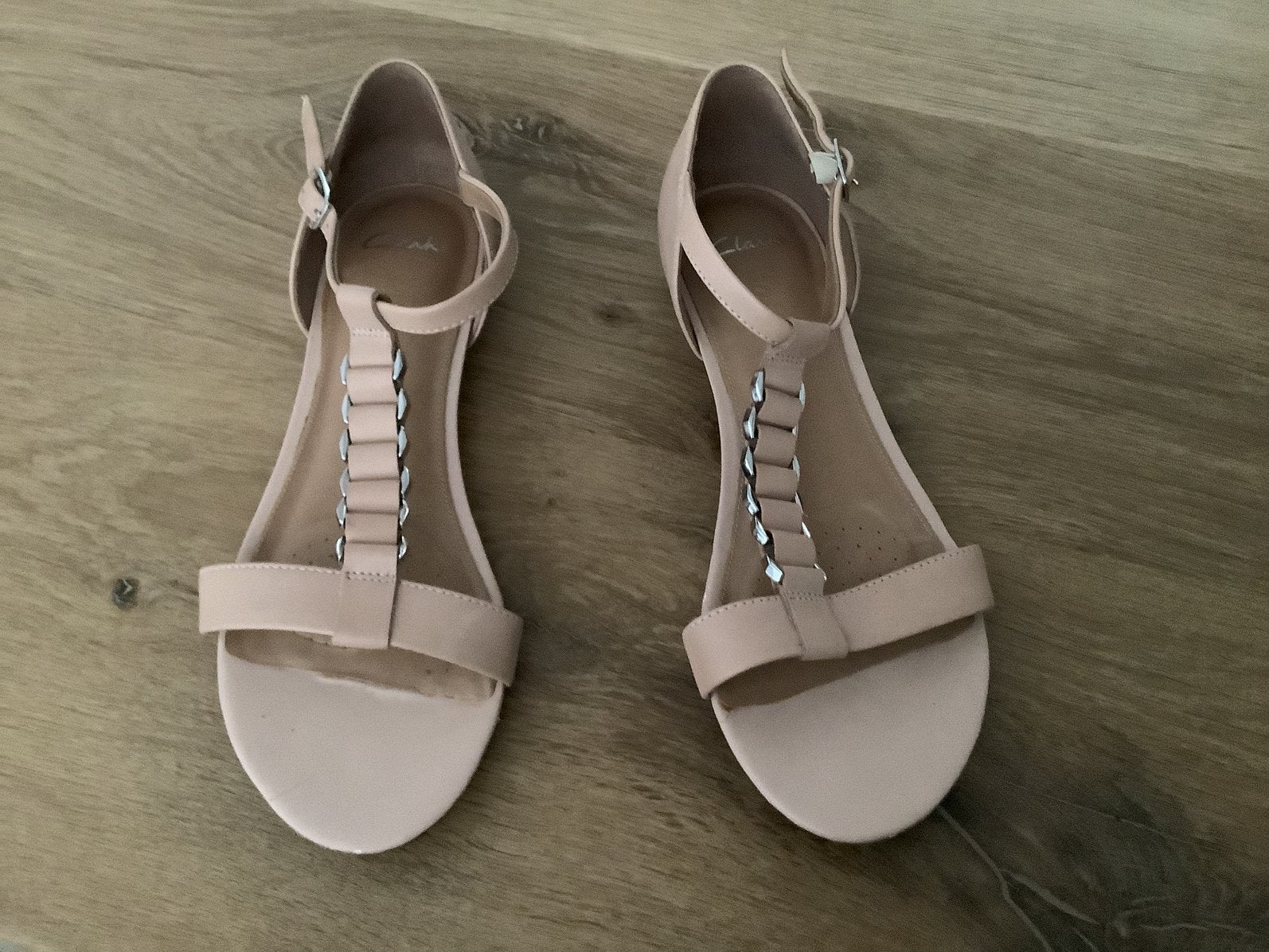 Open damesschoen Merk Clarks, Ophalen of Verzenden, Zo goed als nieuw