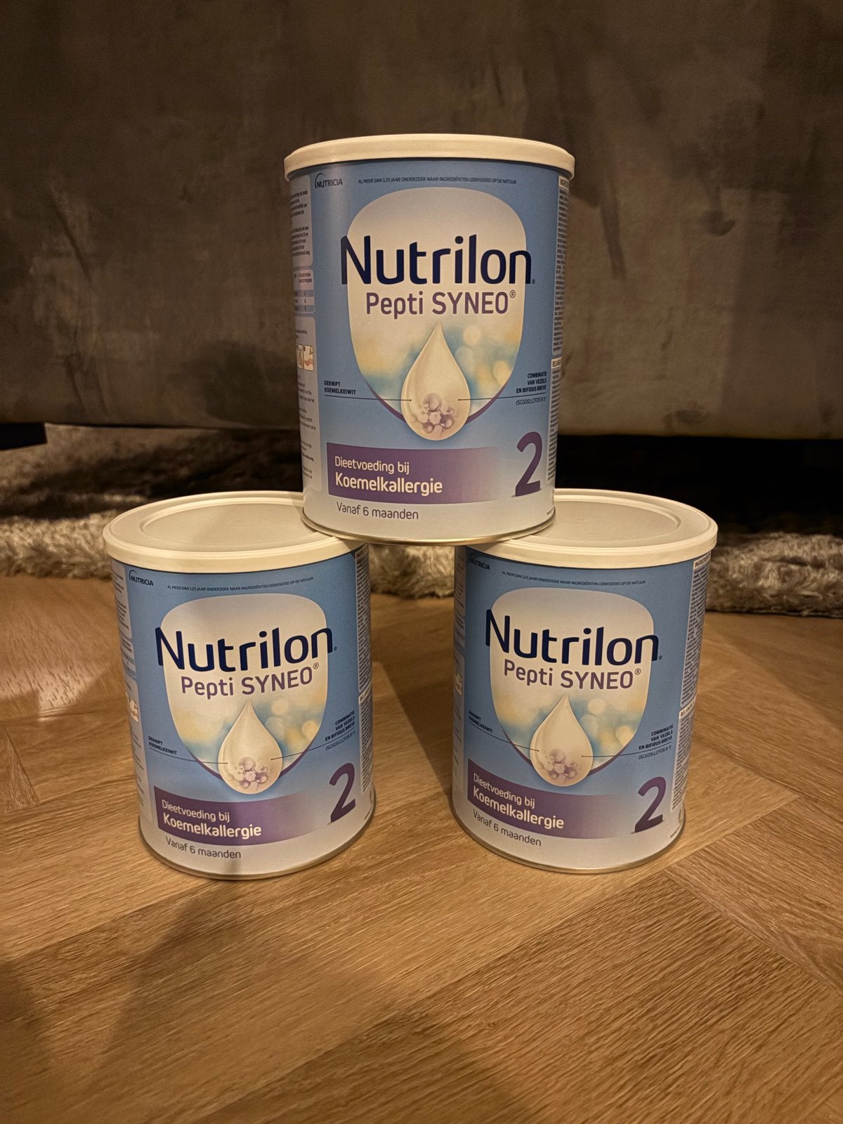 3x Nutrilon Pepti SYNEO 2 - Koemelkeiwitallergie, Kinderen en Baby's, Verzenden, Nieuw, Overige typen, Nutrilon