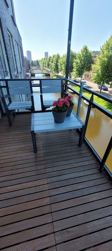 2 x tuinstoelen + tafel, merk Keter, Ophalen, Zo goed als nieuw, Kunststof