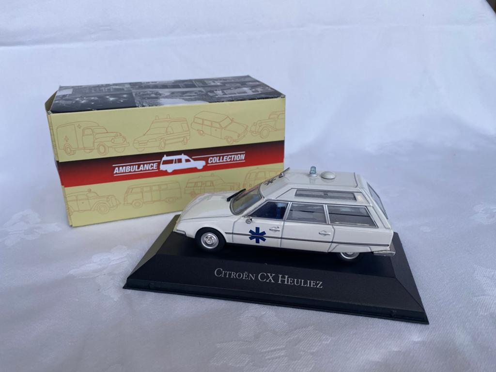 Citroën CX Heuliez Miniatuur Ambulance met doos, Ophalen of Verzenden, Zo goed als nieuw, Auto
