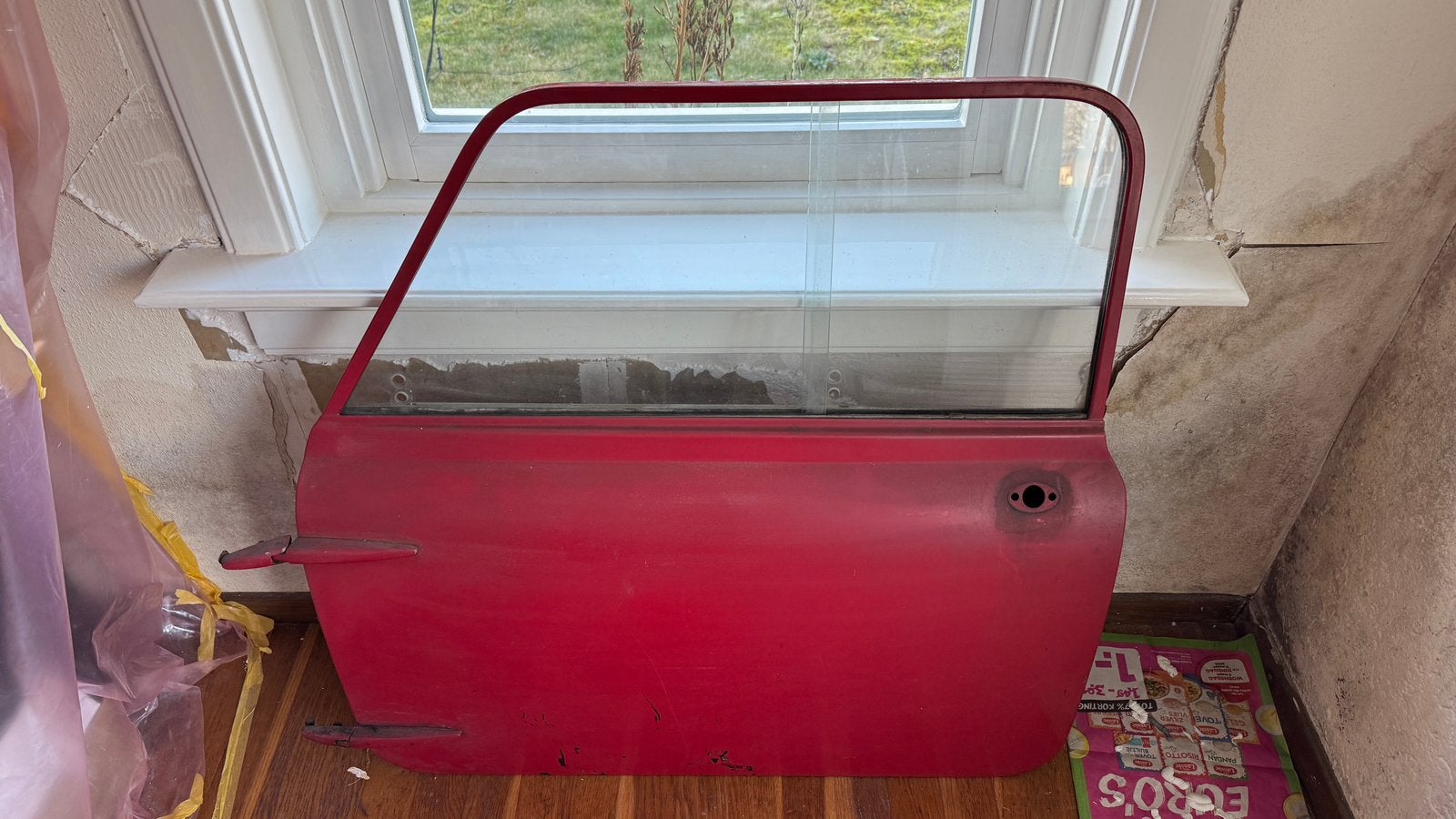 Classic Mini Cooper VAN deur MK1/MK2 in top staat met ramen!, Ophalen, Gebruikt, Mini, Voor