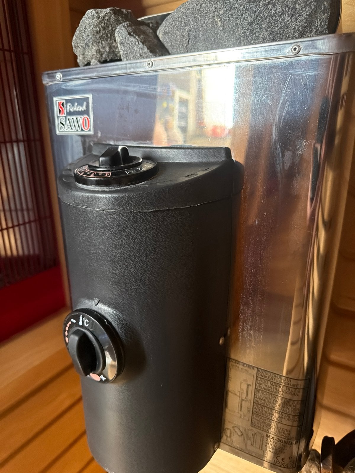 Sauna kachel van Sawo met stenen, Ophalen of Verzenden, Gebruikt