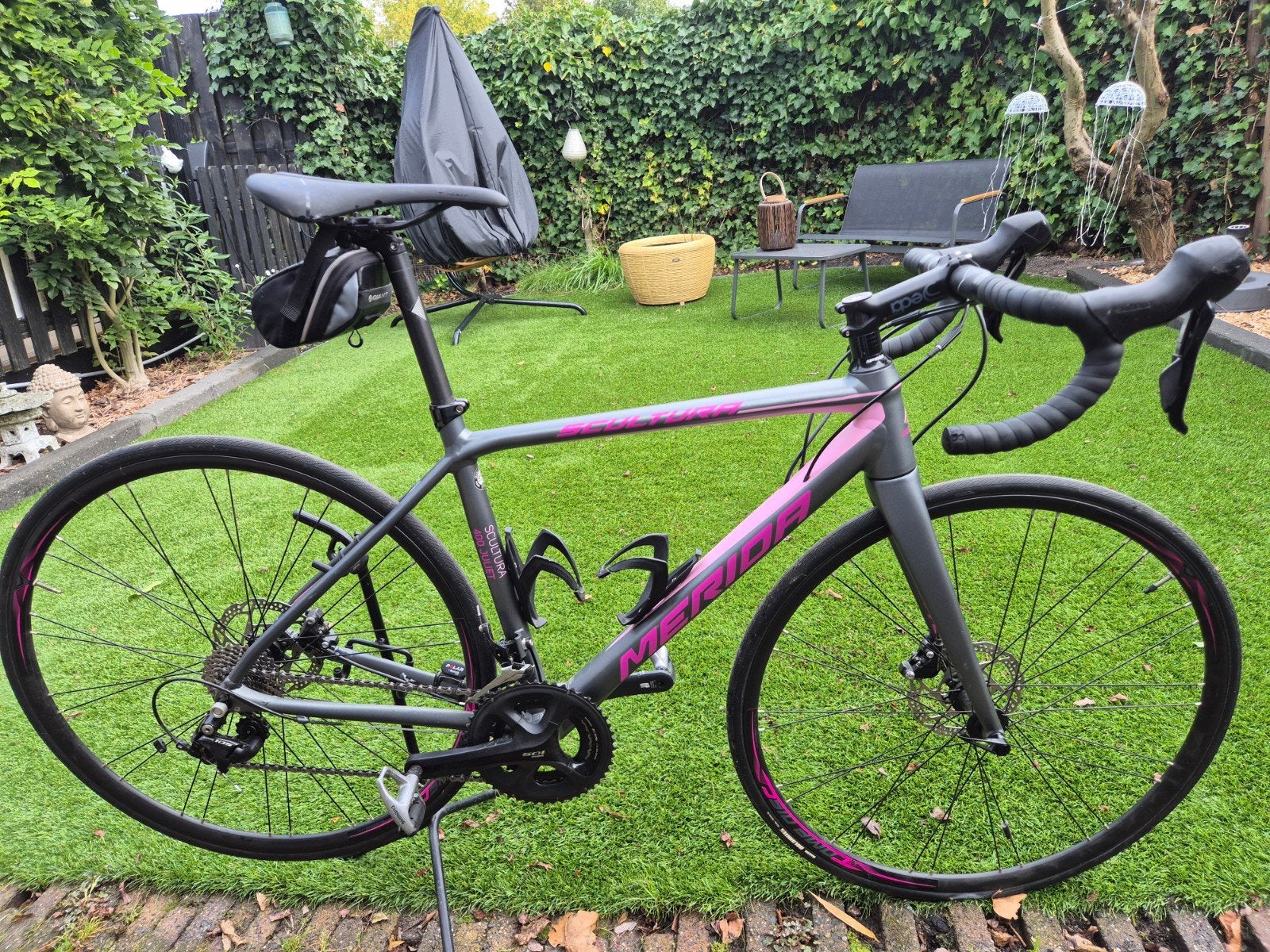 TOPFIETS ! Merida Scultura Disc Dames Racefiets 2x11-speed S, 28 inch, Minder dan 49 cm, Zo goed als nieuw, Meer dan 20 versnellingen
