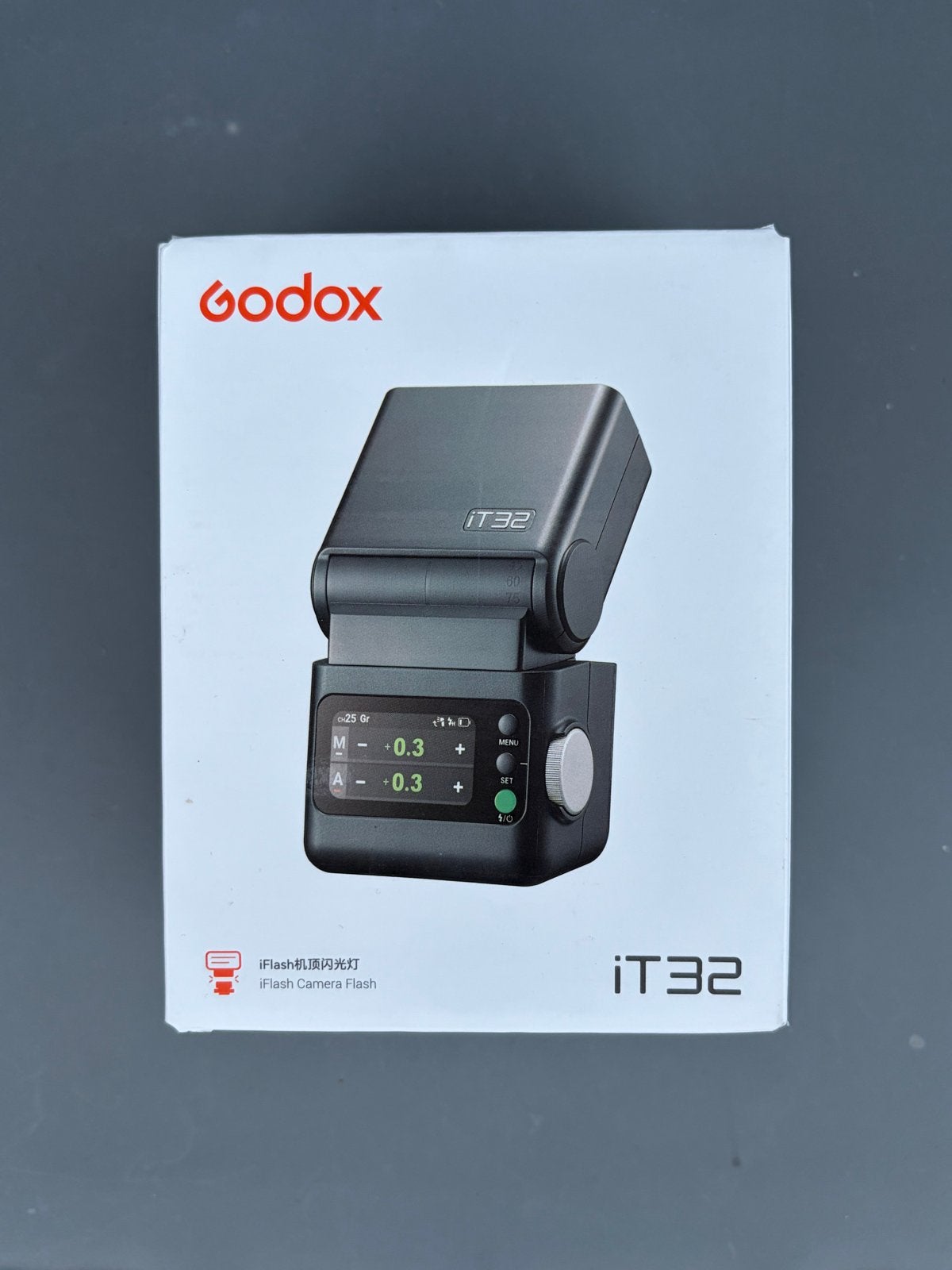 Godox iT32 iFlash Camera Flash voor Sony, Audio, Tv en Foto, Diffuser, Externe flitser, Ophalen of Verzenden, Zo goed als nieuw