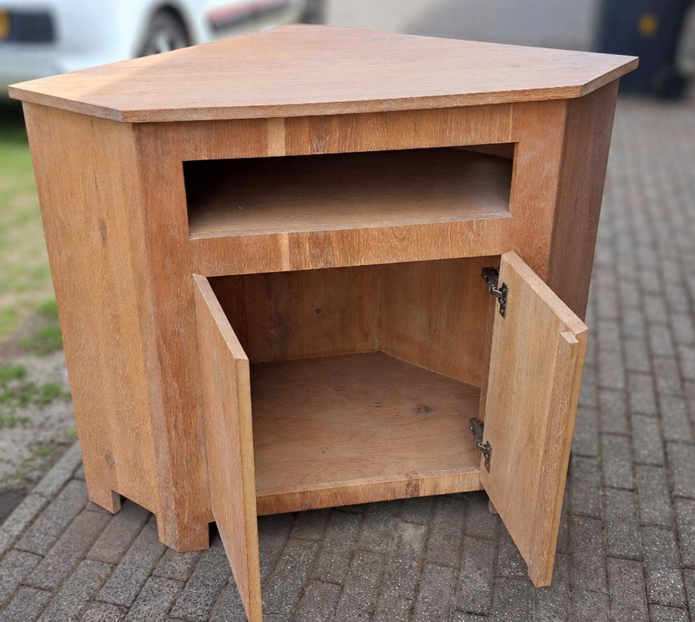 Hoekkast/tv kast, Huis en Inrichting, Kasten | Televisiemeubels, Ophalen, 75 cm of meer, 150 tot 200 cm, Eikenhout