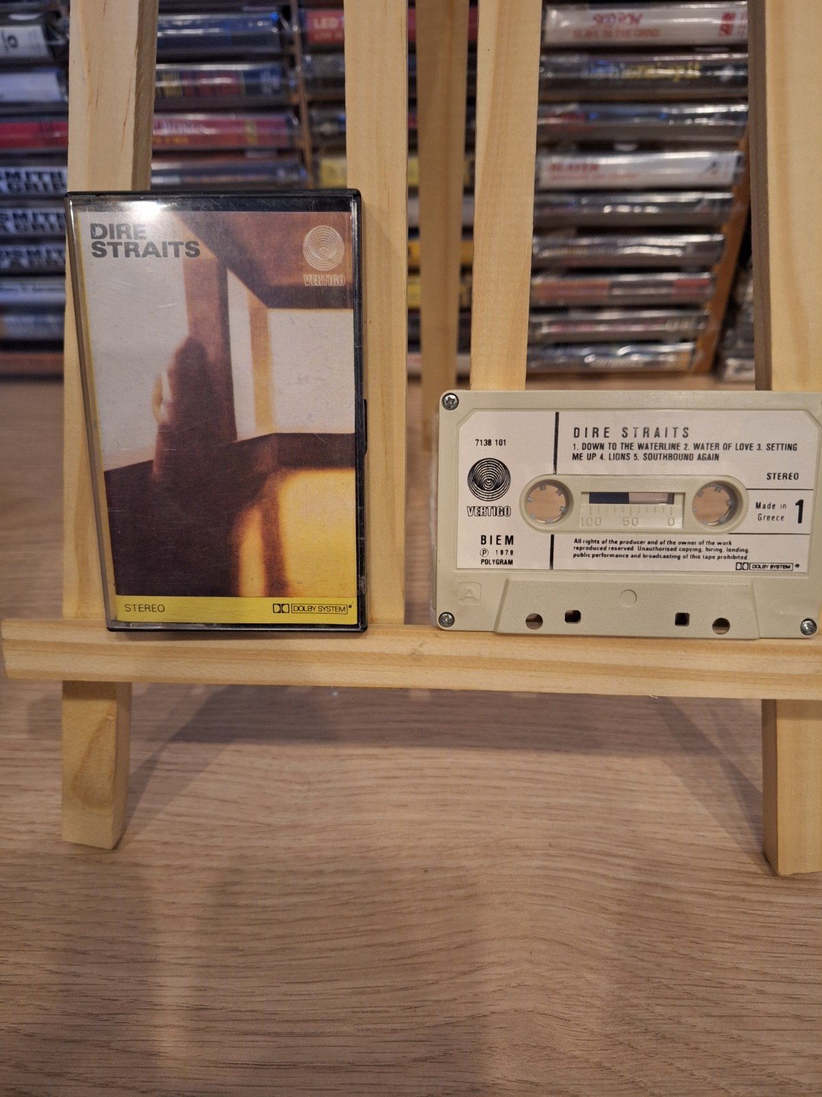 Dire Straits - Dire Straits Cassette (Polygram Greece 1979), Cd's en Dvd's, Gebruikt, Verzenden, 1 bandje, Origineel