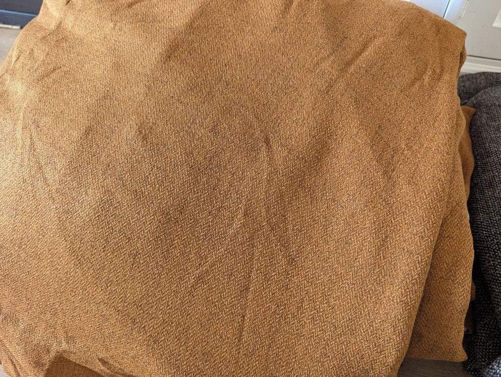 Gratis af te halen: Gordijnen (gevoerd, deels verduisterend), Ophalen, Gebruikt, Kwantum, Bruin