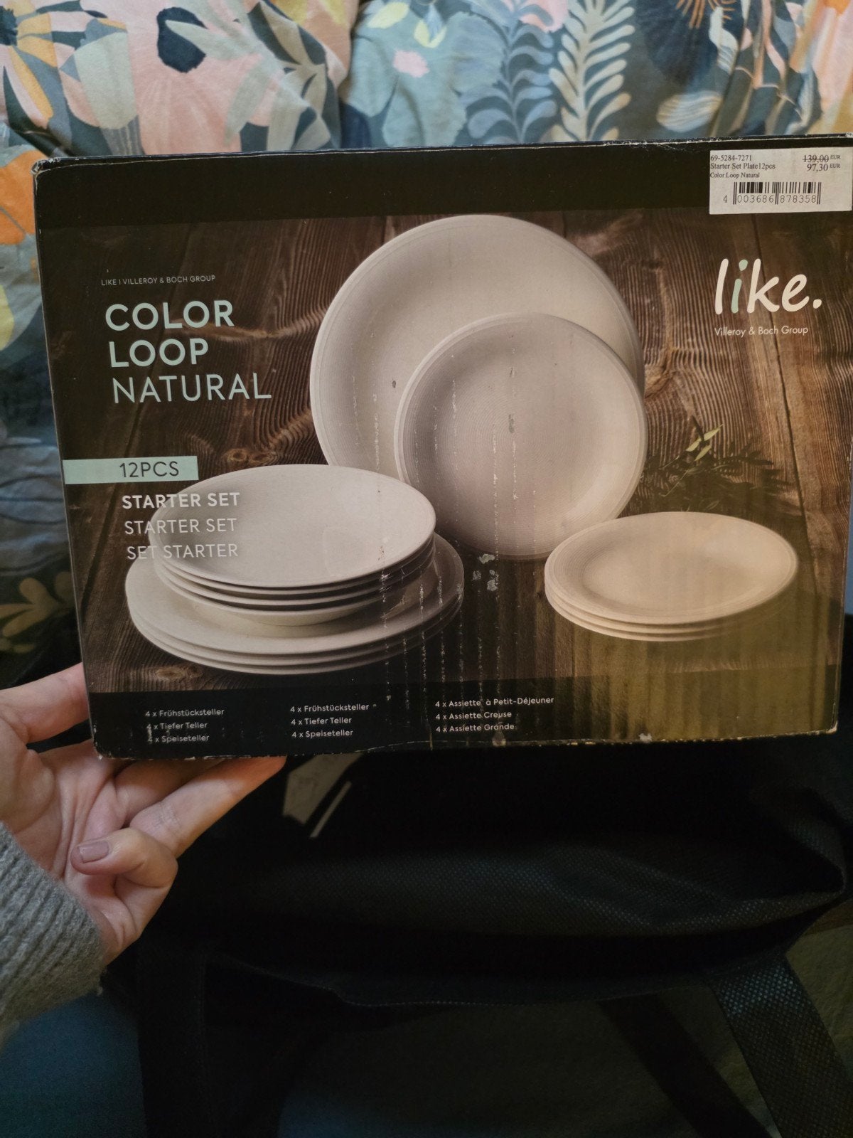 Nieuw Villeroy & Boch Like  Loop Natural 12-delig servie, Ophalen, Nieuw, Villeroy & Boch, Compleet servies