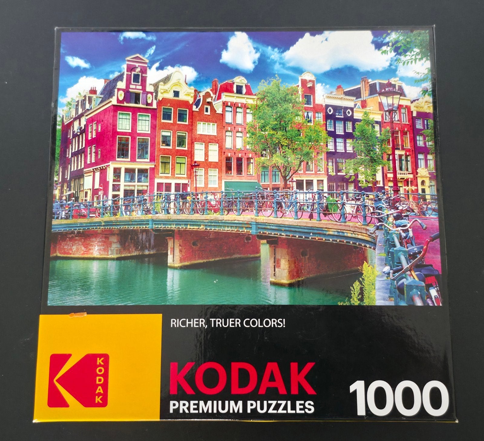 2x Eurographics & Kodak 1000 stukjes puzzel Nederland, Hobby en Vrije tijd, Ophalen of Verzenden, 500 t/m 1500 stukjes, Zo goed als nieuw