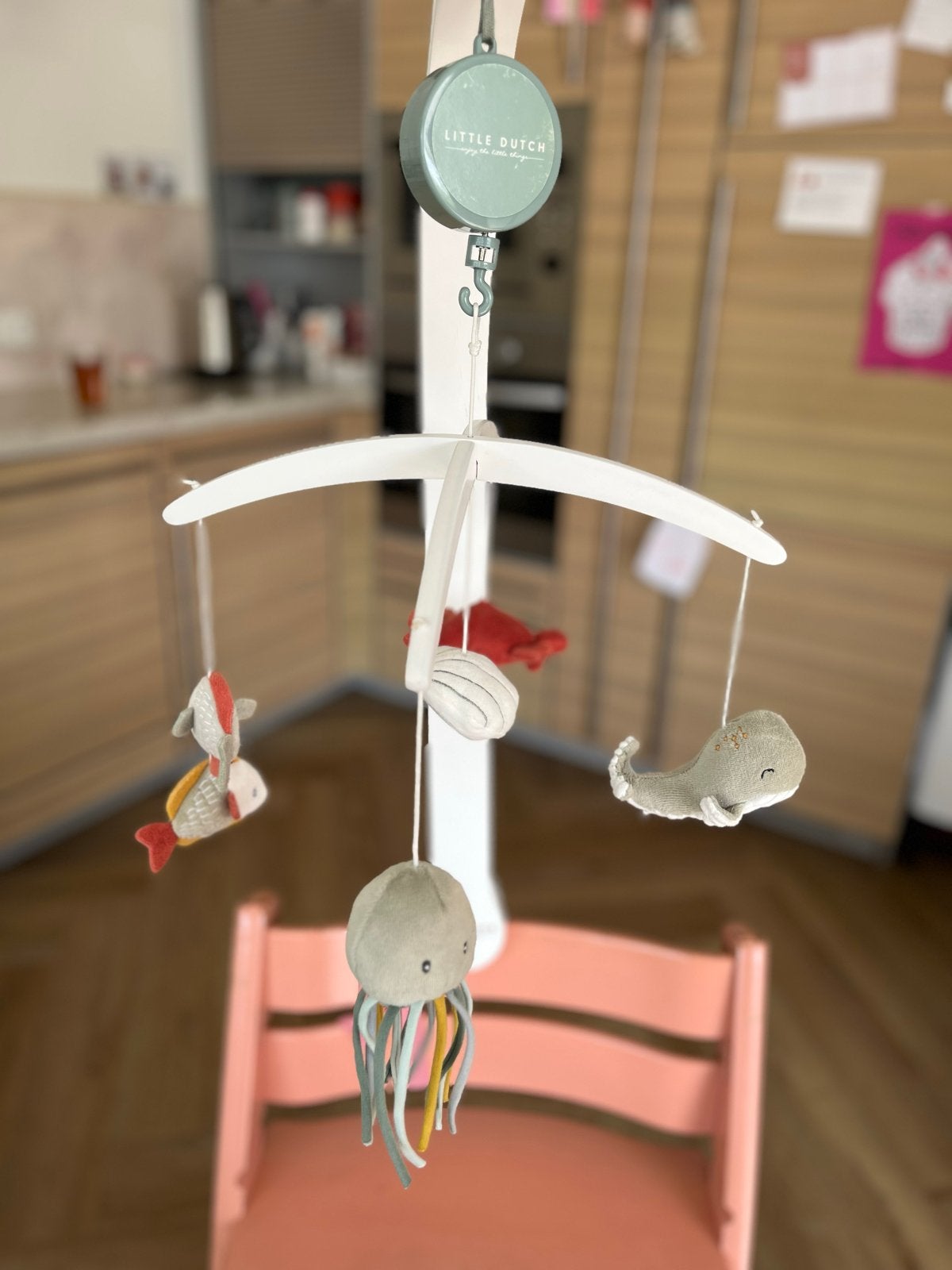 Little Dutch Muziekmobiel Ocean Mint, Ophalen of Verzenden, Zo goed als nieuw, Mobiel, Met geluid