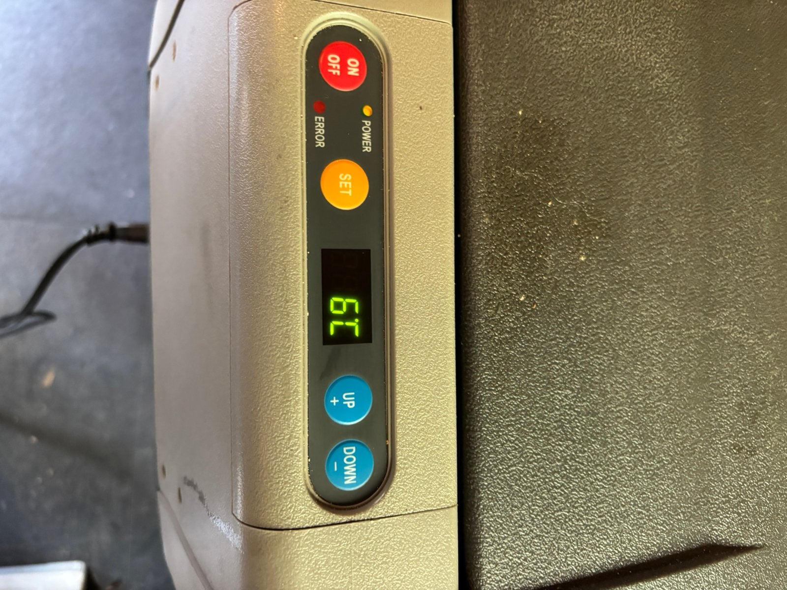 WEACO  CF35-AC. 31Ltr., Caravans en Kamperen, Ophalen, Gebruikt, Koelbox, Compressor