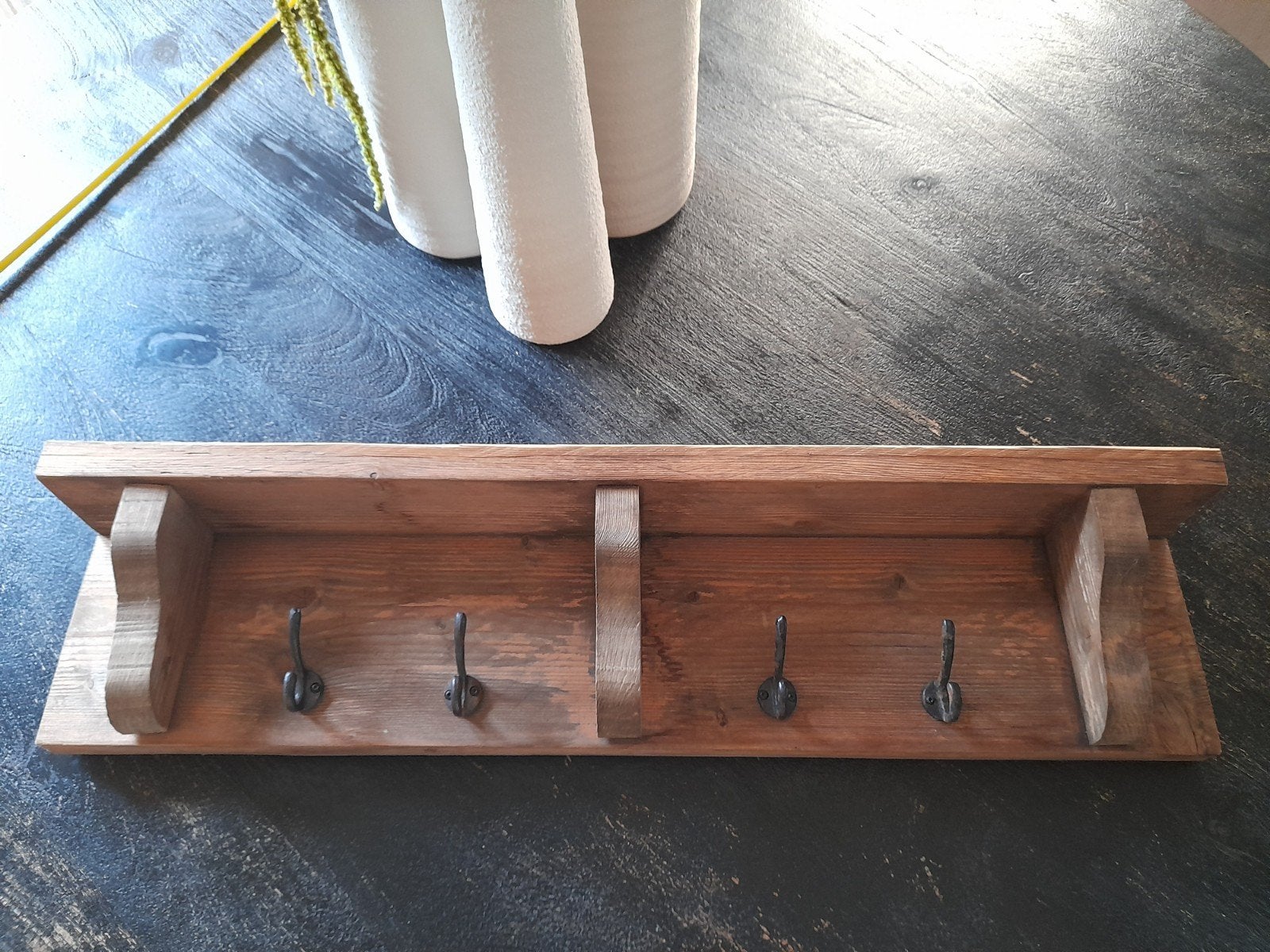 schapje met haken / kapstok, Gebruikt, Minder dan 100 cm, Hout, Ophalen