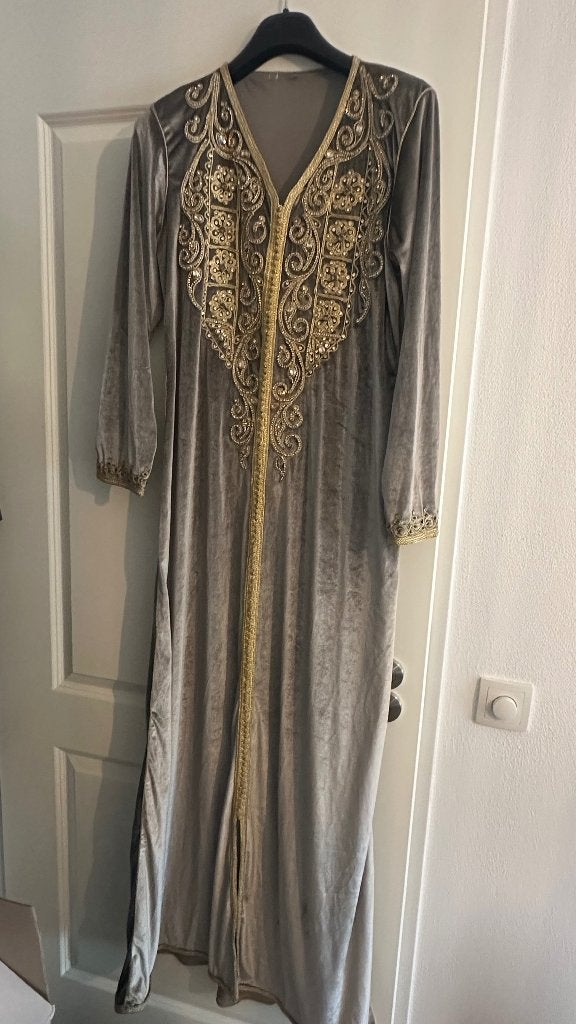 ZGAN kaftan/caftan/takshita/takchita, Maat 38/40 (M), Overige typen, Blauw, Ophalen of Verzenden