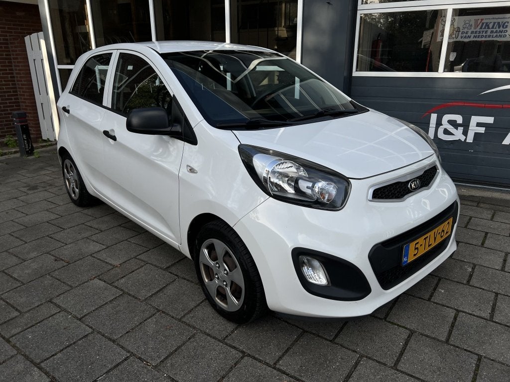 Kia Picanto 1.0 CVVT ISG Comf.P., Auto's, Gebruikt, Verwarmde buitenspiegels, 400 kg, Wit