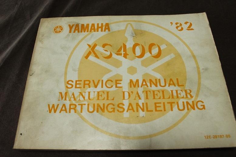 Yamaha XS400 1982 motorcycle service manual  XS 400, Ophalen of Verzenden, Yamaha