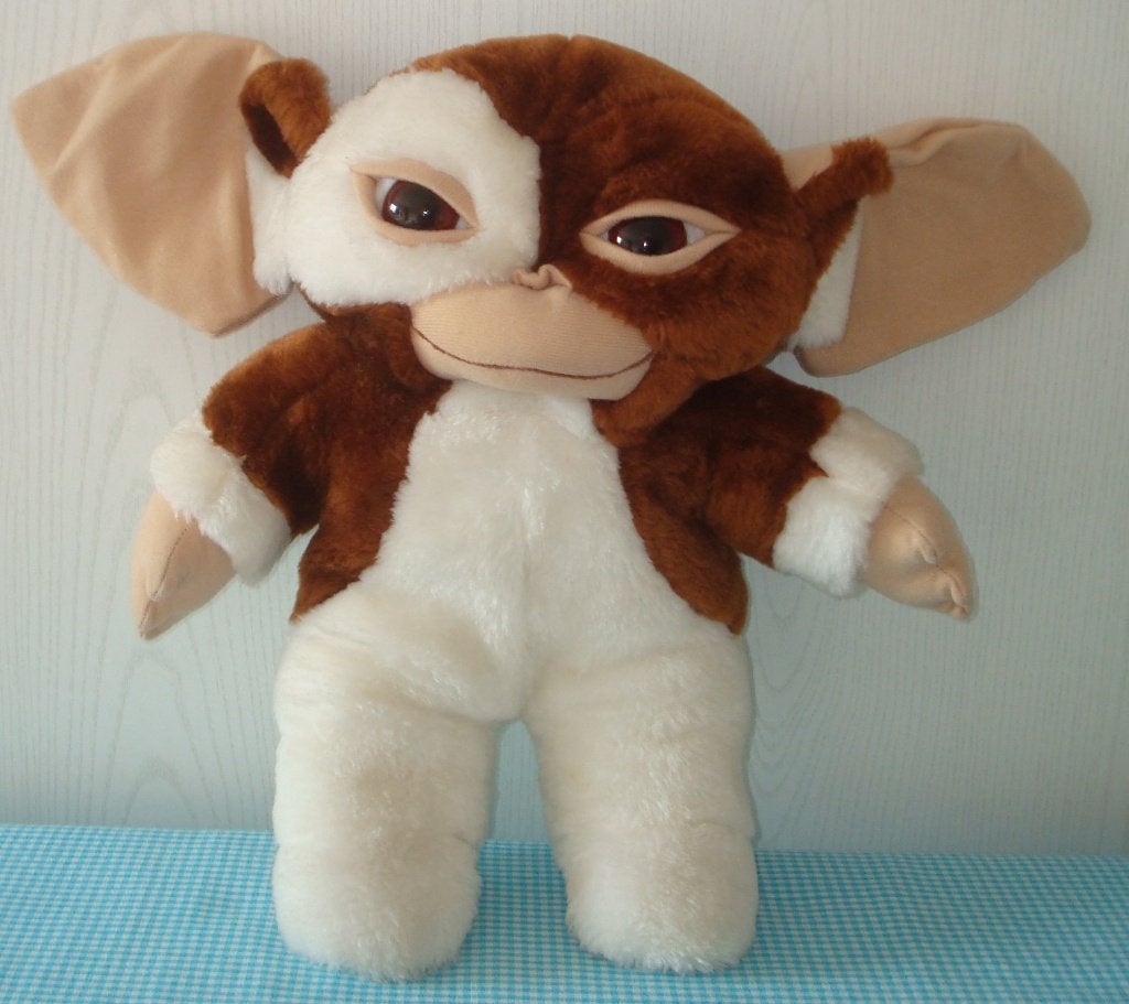 Warner Bros knuffel VINTAGE  Gizmo Gremlins 1994, Ophalen of Verzenden, Zo goed als nieuw, Overige typen, Met label