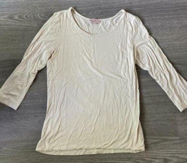 DIDI Heerlijke Crème top longsleeve , maat S 36, Beige, Didi, Ophalen of Verzenden, Lange mouw