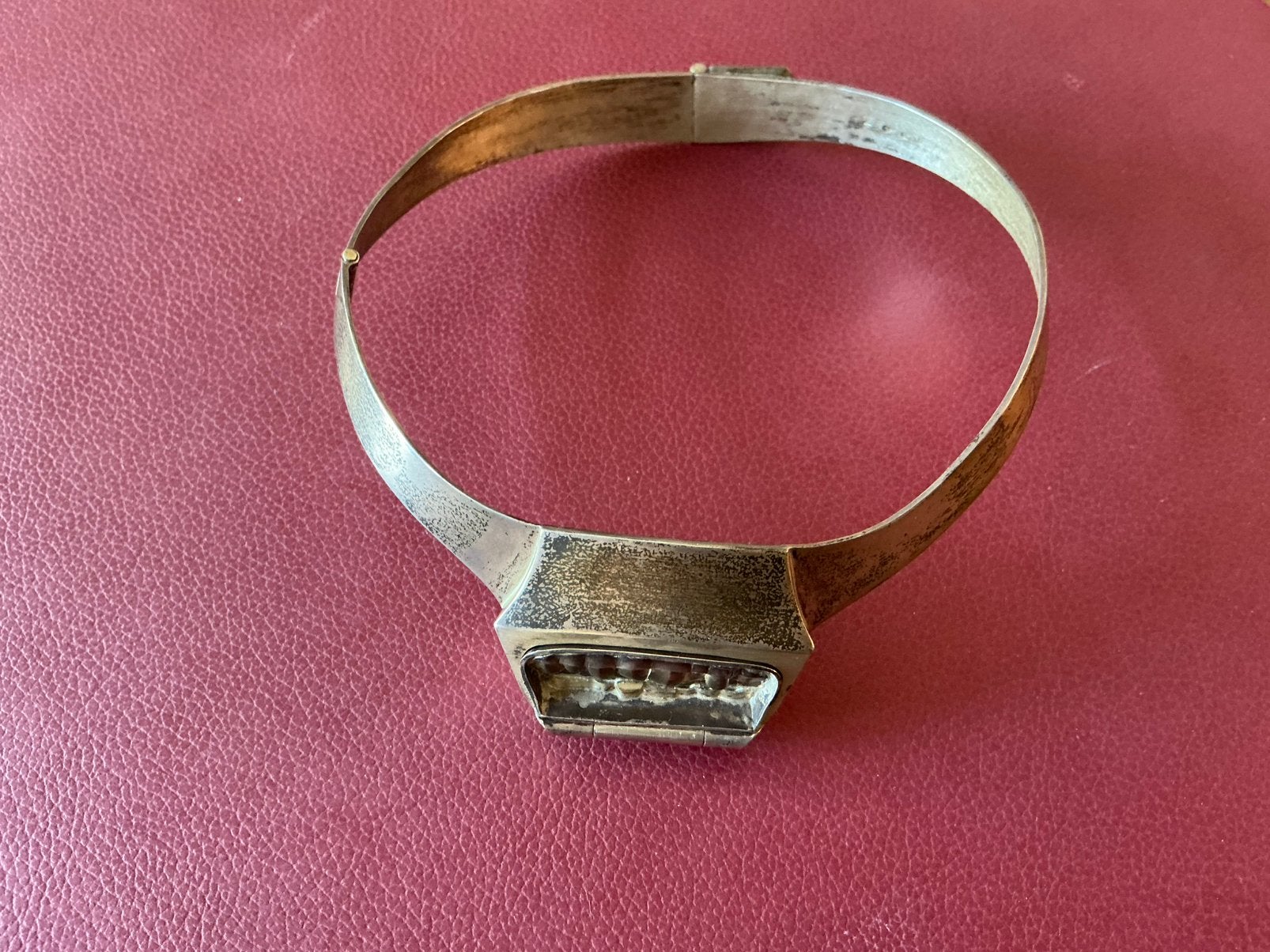 Apart, echt zilver halssierraad - edelsmid Stan Spoorenberg, Ophalen of Verzenden, Zo goed als nieuw