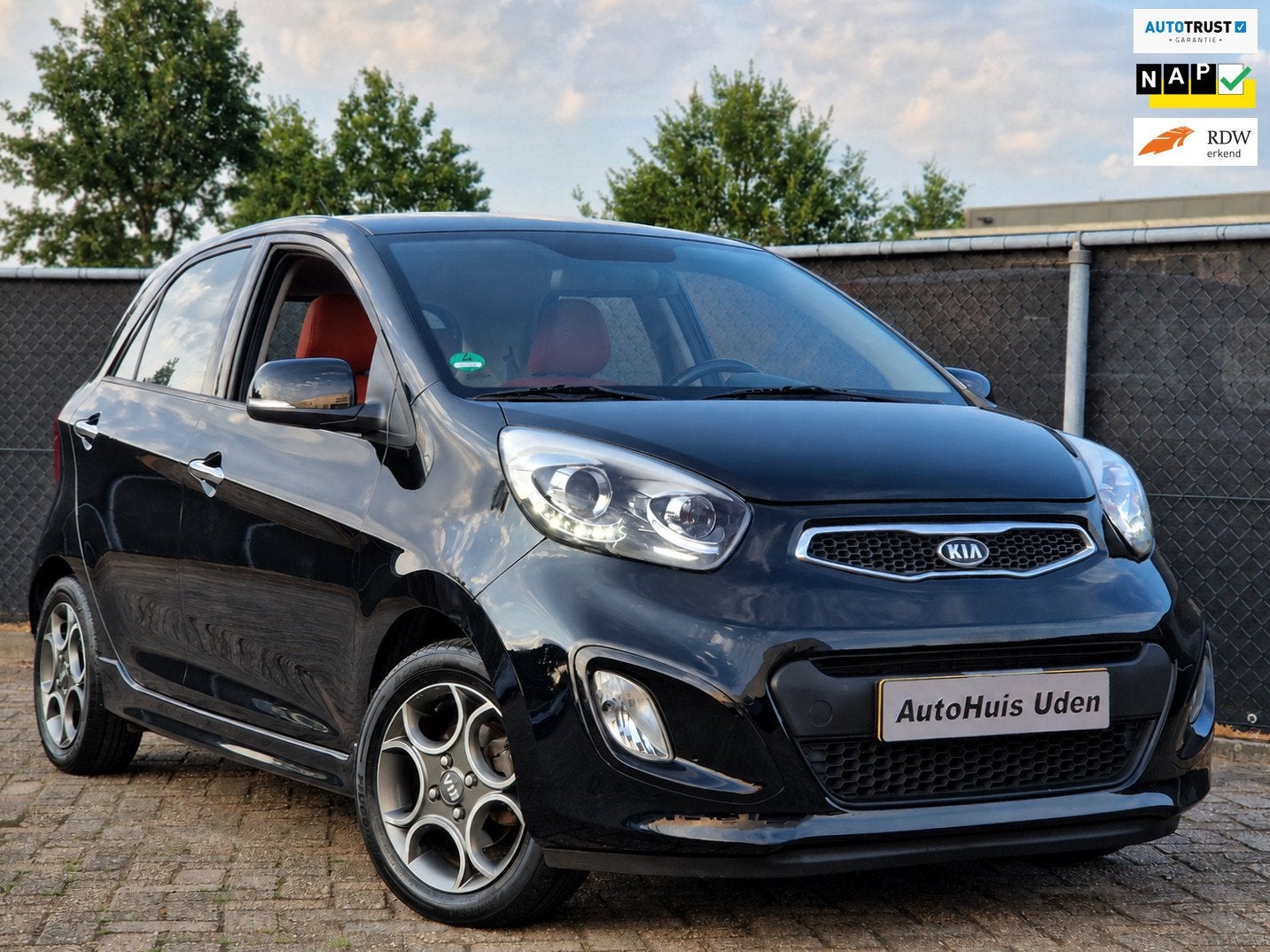 Kia Picanto 1.0 CVVT Design Edition*Leer*Camera*Led, Auto's, Voorwielaandrijving, Euro 5, Gebruikt, 400 kg